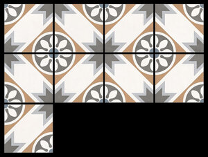 Изображение товара Керамогранит NewTrend Design Art Bruno GP2020DNN01, 20 x 20 см, матовый, цвет разноцветный