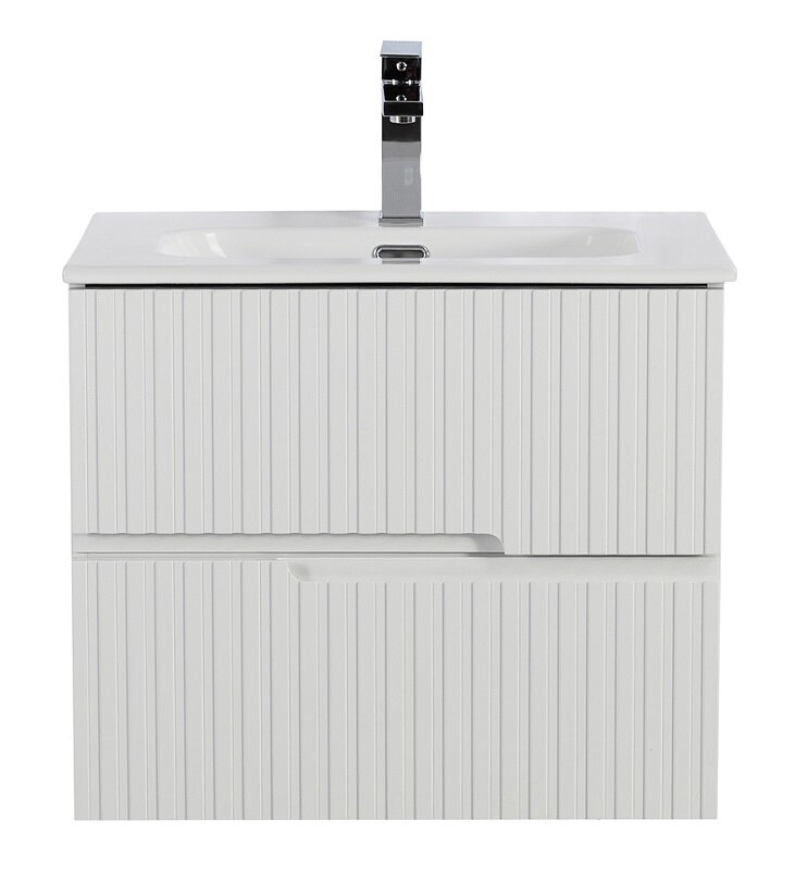 Изображение товара Тумба под раковину Cezares Duet-N-600-2C-SO-BL, 60 см, подвесная, Bianco Lucido