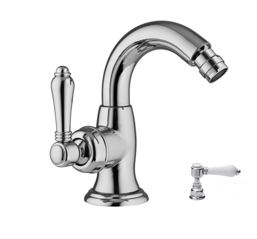 Изображение товара Смеситель Nicolazzi Cinguanta 3455CR76C для биде, ручки P.M. BLANC