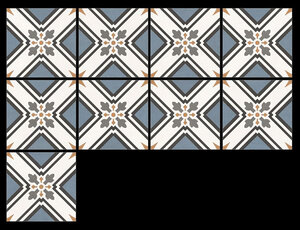 Изображение товара Керамогранит NewTrend Design Art Dante GP2020DNN23, 20 x 20 см, матовый, цвет разноцветный