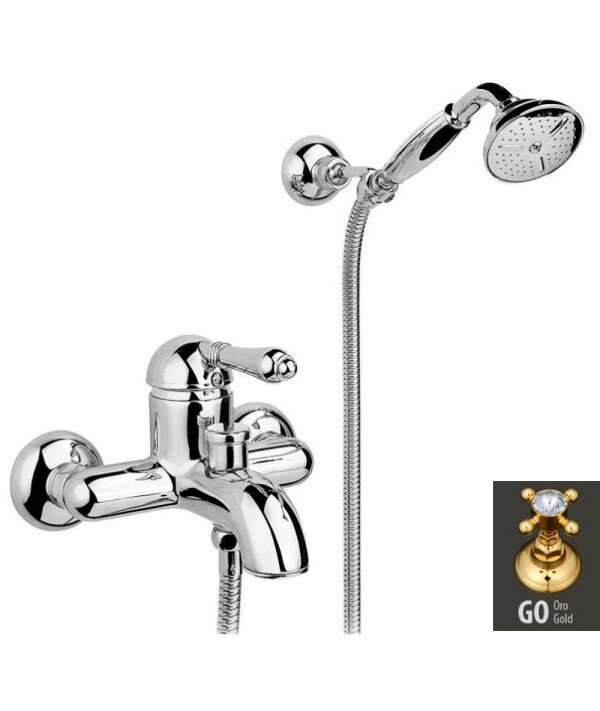 Изображение товара Фасадный смеситель Nicolazzi Classico 3401GO75 золото для ванны и душа Изображение товара Фасадный смеситель Nicolazzi Classico 3401GO75 золото для ванны и душа