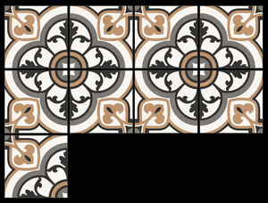 Изображение товара Керамогранит NewTrend Design Art Alba GP2020DNN31, 20 x 20 см, матовый, цвет разноцветный