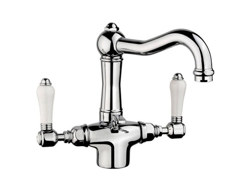 Изображение товара Nicolazzi Dames Anglaises 1432CR78 - смеситель для раковины, хром, 1 отверстие, ретро
