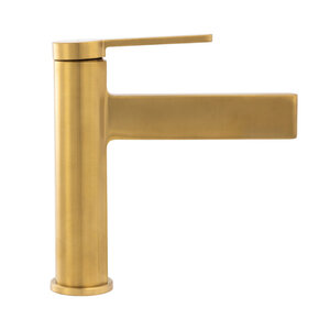 Изображение товара Смеситель для раковины Clever Velvet II 61944, золото брашированное