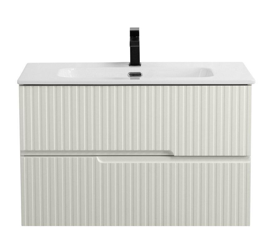 Изображение товара Тумба под раковину Cezares Duet-N-800-2C-SO-AS-P, 80 см, подвесная, альпака брашированная