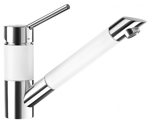 Изображение товара Смеситель для кухонной мойки Reginox Goya 41787 K700K Alaska хром и белый