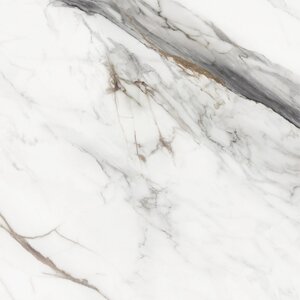 Изображение товара Керамогранит Delacora Carrara Cersei D60208M, 60 x 60 см, матовый карвинг, белый