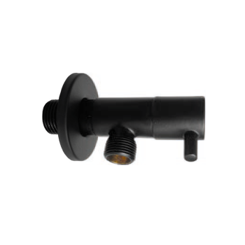 Изображение товара Угловой вентиль Clever Design 40172 1/2 х 3/8 черный матовый комплект 2 шт