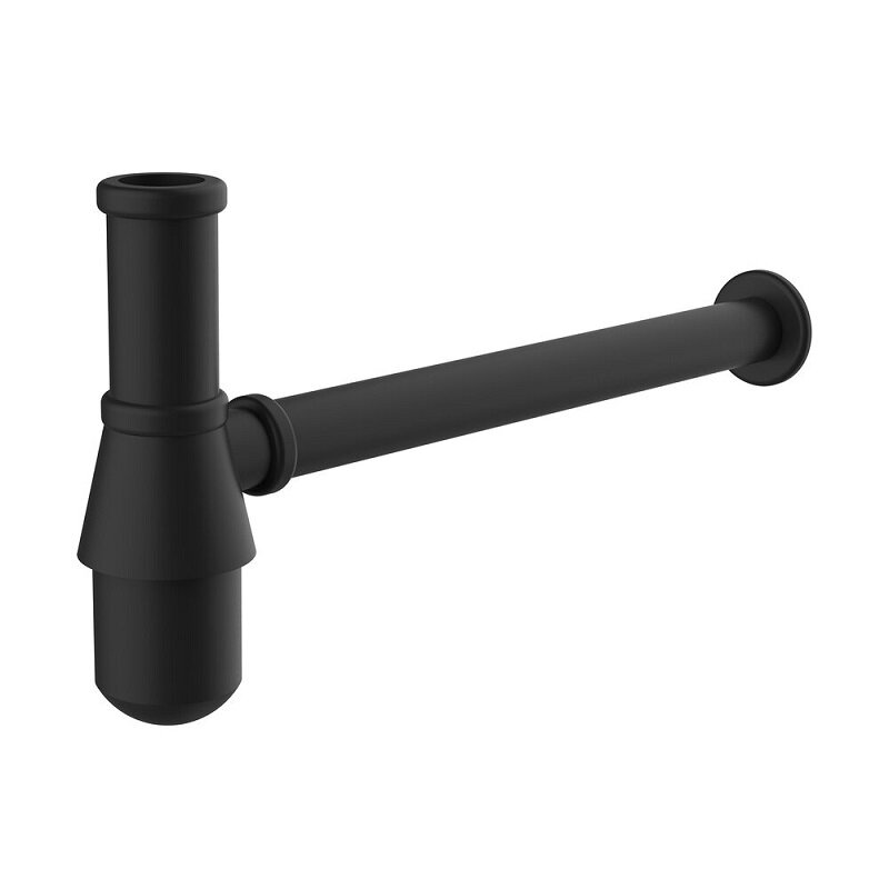 Изображение товара Сифон для раковины Clever Urban 62049, цвет черный матовый