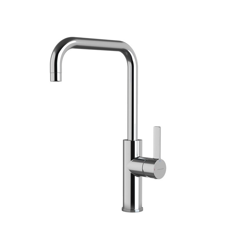 Изображение товара Смеситель для кухонной мойки Clever Alpina Right 61185 хром однорычажный