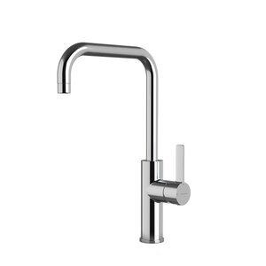 Изображение товара Смеситель для кухонной мойки Clever Alpina Right 61185, хром