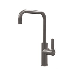 Изображение товара Смеситель для кухонной мойки Clever Alpina Right 61187, оружейная сталь