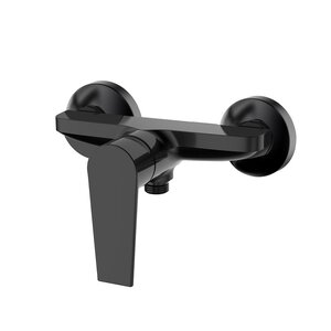 Изображение товара Смеситель для душа Clever Agora Xtreme 61719 черный матовый с гарнитуром