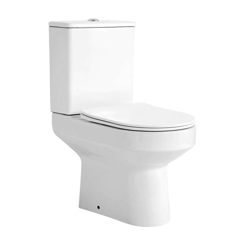 Изображение товара Напольный унитаз WesnaArt Eko 101-EKO05 безободковый с микролифтом и Soft Close