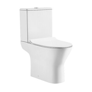 Изображение товара Унитаз напольный WesnaArt Ocean 102-OCE12, безободковый, сиденье микролифт, цвет белый