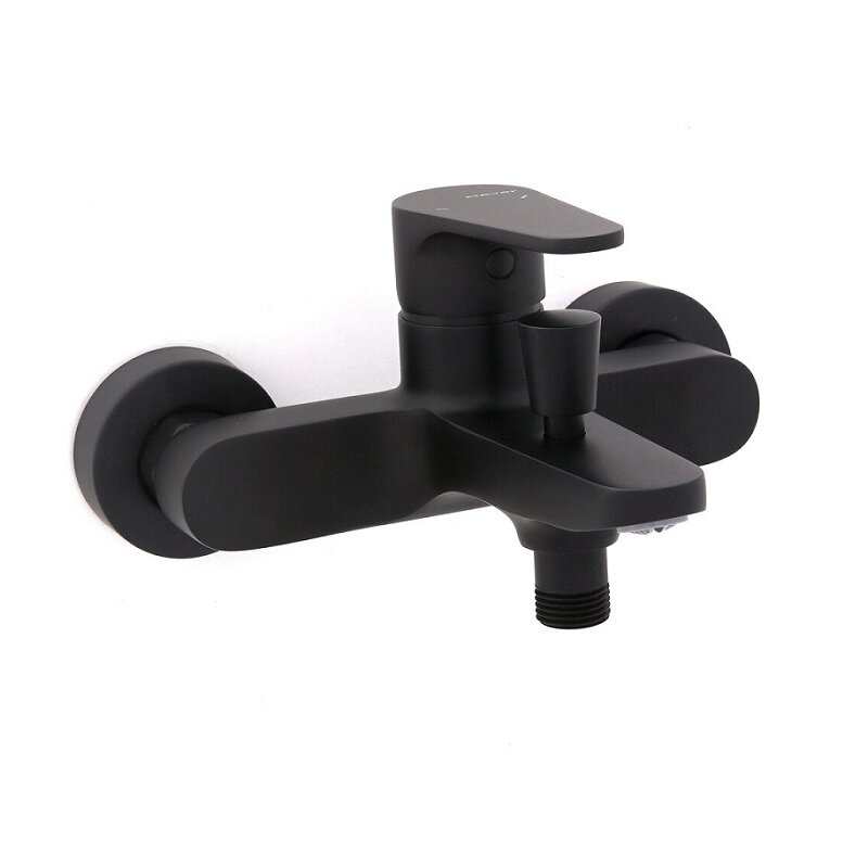 Изображение товара Смеситель для ванны и душа Clever Rocket 62080, с душевым гарнитуром, черный матовый Изображение товара Смеситель для ванны и душа Clever Rocket 62080, с душевым гарнитуром, черный матовый