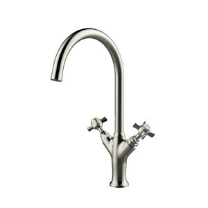 Изображение товара Смеситель для кухонной мойки Clever Alpina Classik 61903, PVD-покрытие, никель брашированный