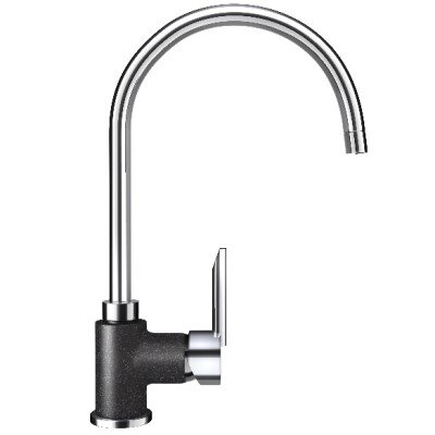 Изображение товара Кухонный смеситель Schock Simi Cristalite 710234 хром/неро