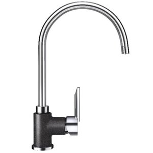 Изображение товара Кухонный смеситель Schock Simi Cristalite 710234, хром/неро