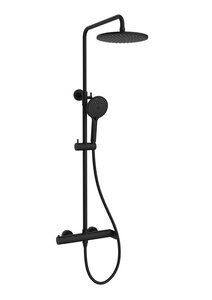 Изображение товара Душевая система Vincea Rondo VSFS-1R0MB, без излива, цвет черный матовый