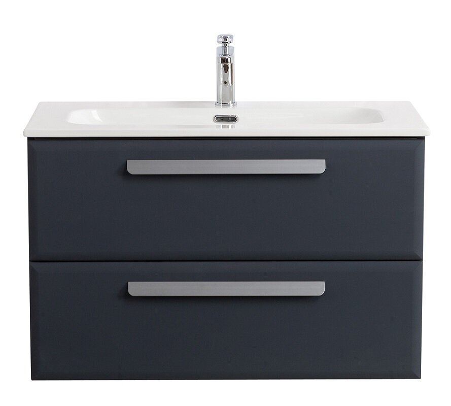 Изображение товара Подвесная тумба под раковину Cezares Eco-Cer-N-800-2C-SO-GR-P 80 см с ящиками