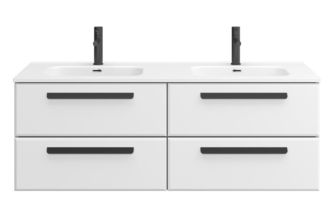 Изображение товара Подвесная тумба под раковину Cezares Eco-Cer-N-1400-4C-SO-2-BL 140 см белый