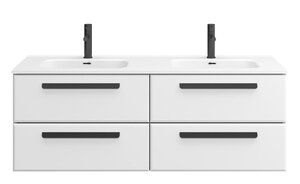 Изображение товара Тумба под раковину Cezares Eco-Cer-N-1400-4C-SO-2-BL, 140 см, подвесная, Bianco Lucido 