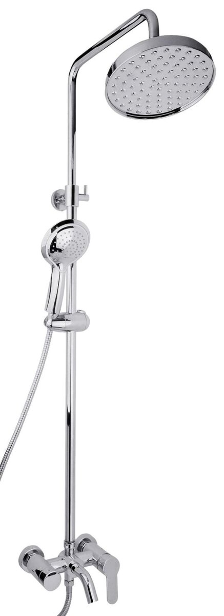 Изображение товара Душевая система Timo Polo SX-1100 chrome 3-х режимная с верхним и ручным душем