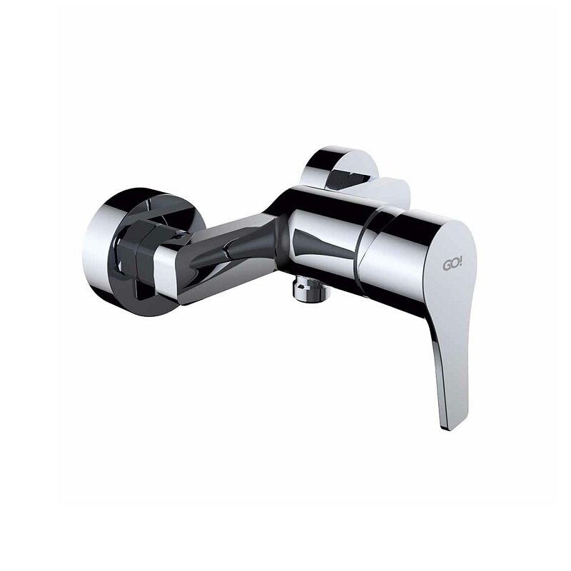 Изображение товара Смеситель для душа Clever GO! 98623 с душевым гарнитуром хром Испания Изображение товара Смеситель для душа Clever GO! 98623 с душевым гарнитуром хром Испания