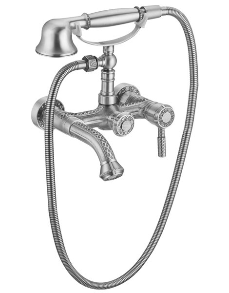 Изображение товара Смеситель Zorg Antic A 200W-SL для ванны и душа, серебро