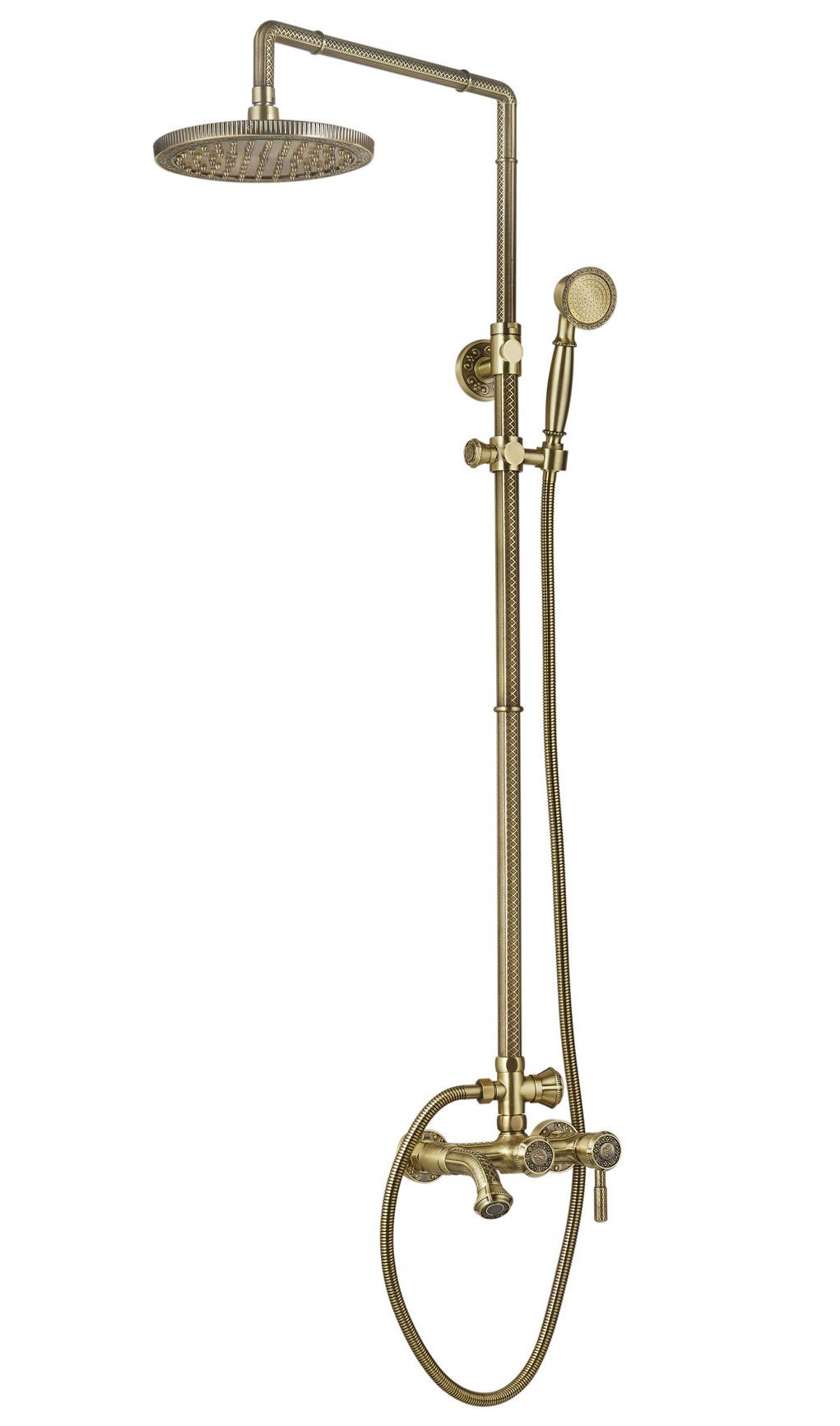 Изображение товара Душевая система Zorg Antic A 201DS-BR бронза