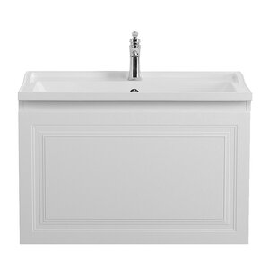 Изображение товара Тумба под раковину Cezares Giubileo-N-80-1C-SO-BL, 80 см, подвесная, Bianco Lucido
