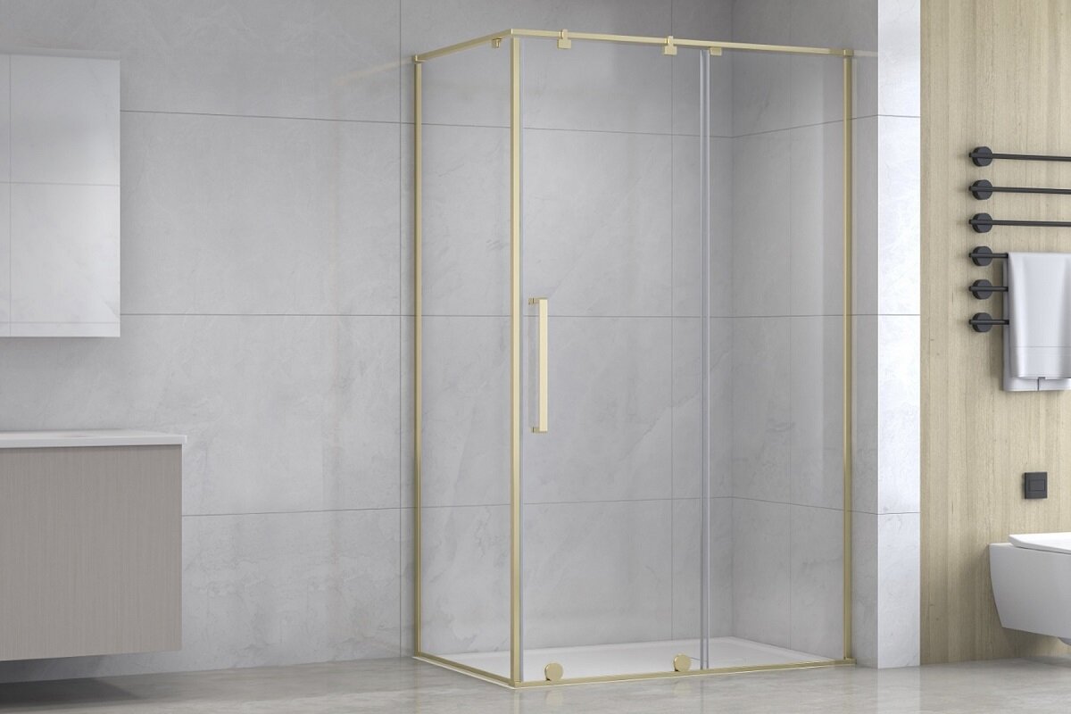 Изображение товара Душевой уголок Royal Bath BERN-S RB9120-T-GD 120x90 см прозрачное стекло золото профиль Изображение товара Душевой уголок Royal Bath BERN-S RB9120-T-GD 120x90 см прозрачное стекло золото профиль