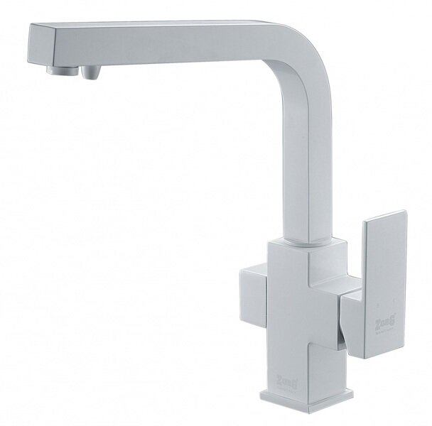 Изображение товара Смеситель Zorg Clean Water ZR 311 YF-WHITE для кухни под фильтр, цвет белый