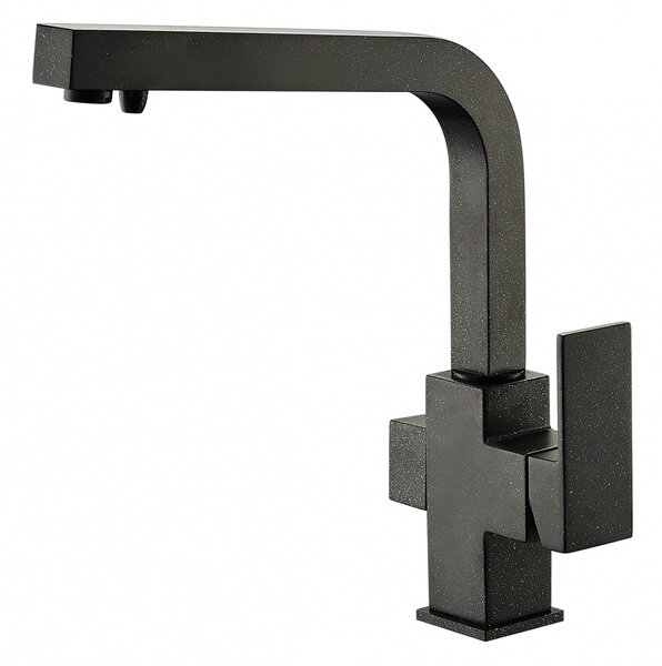 Изображение товара Смеситель кухонный Zorg Clean Water ZR 311 YF черный металл под фильтр