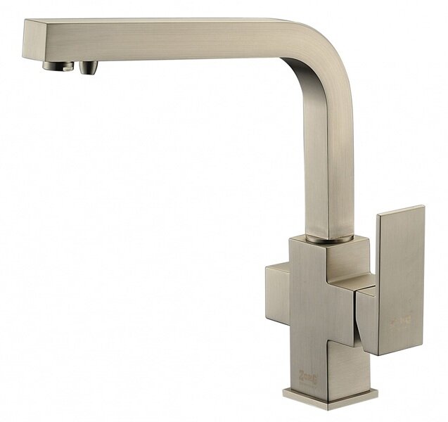 Изображение товара Кухонный смеситель Zorg ZR 311 YF Satin с поворотным изливом для фильтра