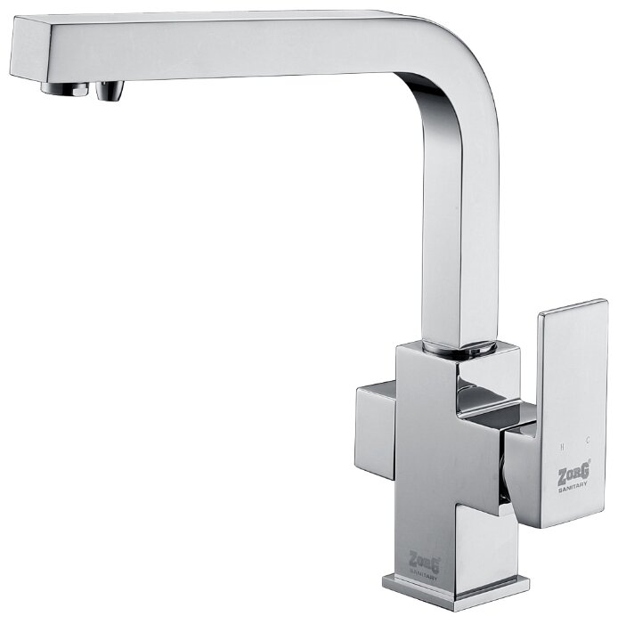 Изображение товара Смеситель Zorg Clean Water ZR 311 YF-NICKEL для кухни под фильтр, цвет никель