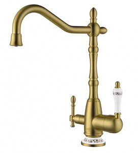 Изображение товара Смеситель для кухни Zorg Clean Water ZR 312 YF-50-BR бронза с поворотным изливом