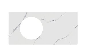 Изображение товара Столешница Kerama Marazzi Iconico CO3.SG50008220R.100, 100 см, керамогранит Монте Тиберио, белый натуральный