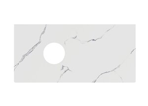 Изображение товара Столешница Kerama Marazzi Iconico CO5.SG50008220R.100, 100 см, керамогранит Монте Тиберио, белый натуральный