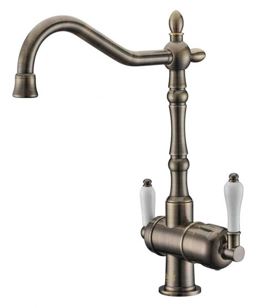 Изображение товара Смеситель Zorg Clean Water ZR 326 YF BR для кухни под фильтр, цвет бронза Изображение товара Смеситель Zorg Clean Water ZR 326 YF BR для кухни под фильтр, цвет бронза
