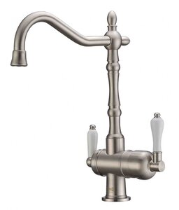 Изображение товара Смеситель Zorg Clean Water ZR 326 YF NICKEL для кухни под фильтр, цвет никель