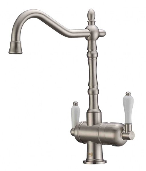 Изображение товара Смеситель Zorg Clean Water ZR 326 YF NICKEL для кухни под фильтр, цвет никель Изображение товара Смеситель Zorg Clean Water ZR 326 YF NICKEL для кухни под фильтр, цвет никель