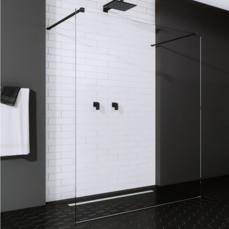 Изображение товара Душевая стенка Radaway Modo New Black I 140 см стекло прозрачное профиль черный матовый