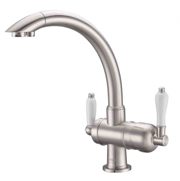 Изображение товара Смеситель Zorg Clean Water ZR 327 YF SATIN для кухни под фильтр, цвет сатин Изображение товара Смеситель Zorg Clean Water ZR 327 YF SATIN для кухни под фильтр, цвет сатин