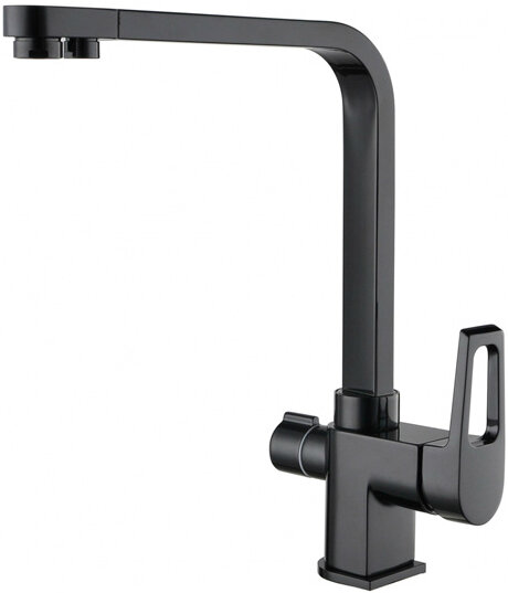 Изображение товара Смеситель Zorg Clean Water ZR 334 YF-BLACK для кухни под фильтр, цвет черный Изображение товара Смеситель Zorg Clean Water ZR 334 YF-BLACK для кухни под фильтр, цвет черный