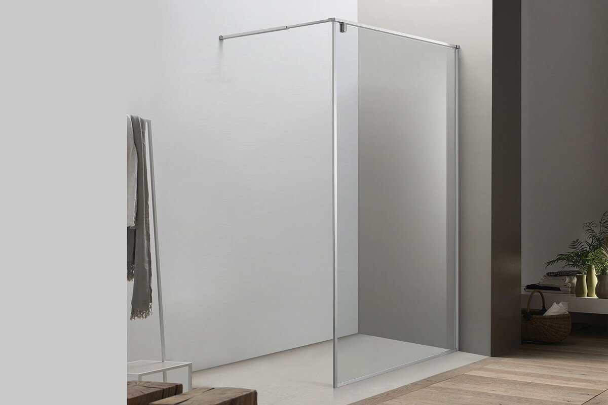 Изображение товара Душевая стенка Royal Bath Bern RB100-T-CH 100x200 см черная