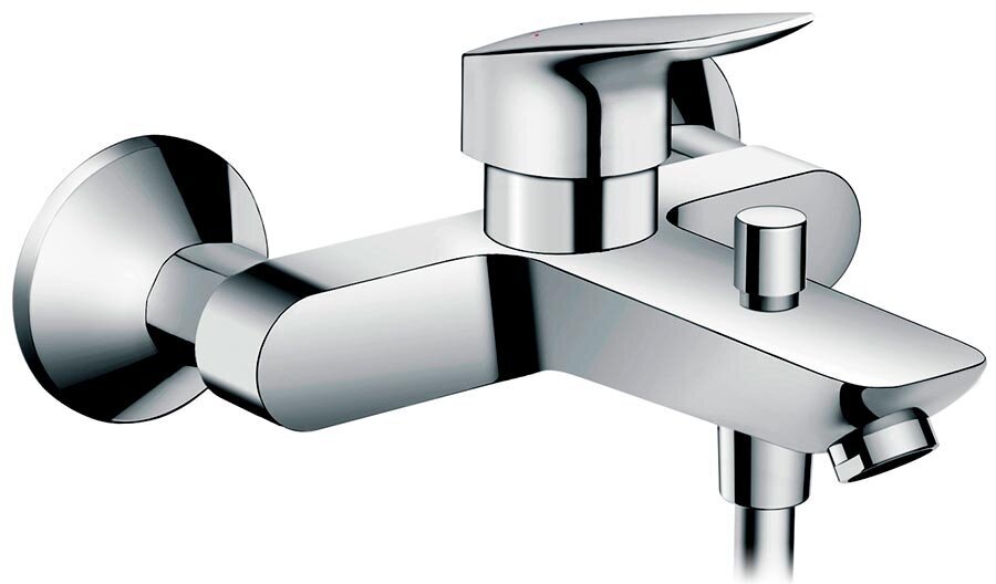 Изображение товара Смеситель для ванны и душа Hansgrohe Logis 71400000 хром выставочный образец