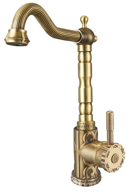 Изображение товара Смеситель Zorg Antic A 109K-BR для кухни в стиле ретро, бронза