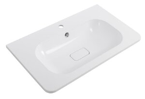 Изображение товара Раковина для ванной и кухни Cezares Relax CZR 800/480-LV-MR-NV 80 см искусственный камень белая